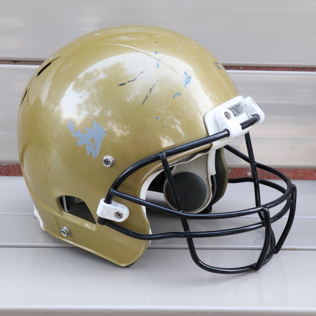 best x1 youth football helmet Xenith X1 Youth Large Football Helmet Gold w/ Black Facemask