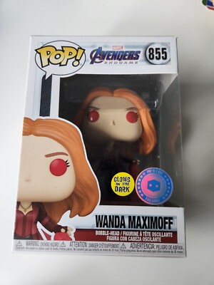 Funko Pop! Marvel Avengers Endgame: #855 Wanda Maximoff GITD Pop In A Box