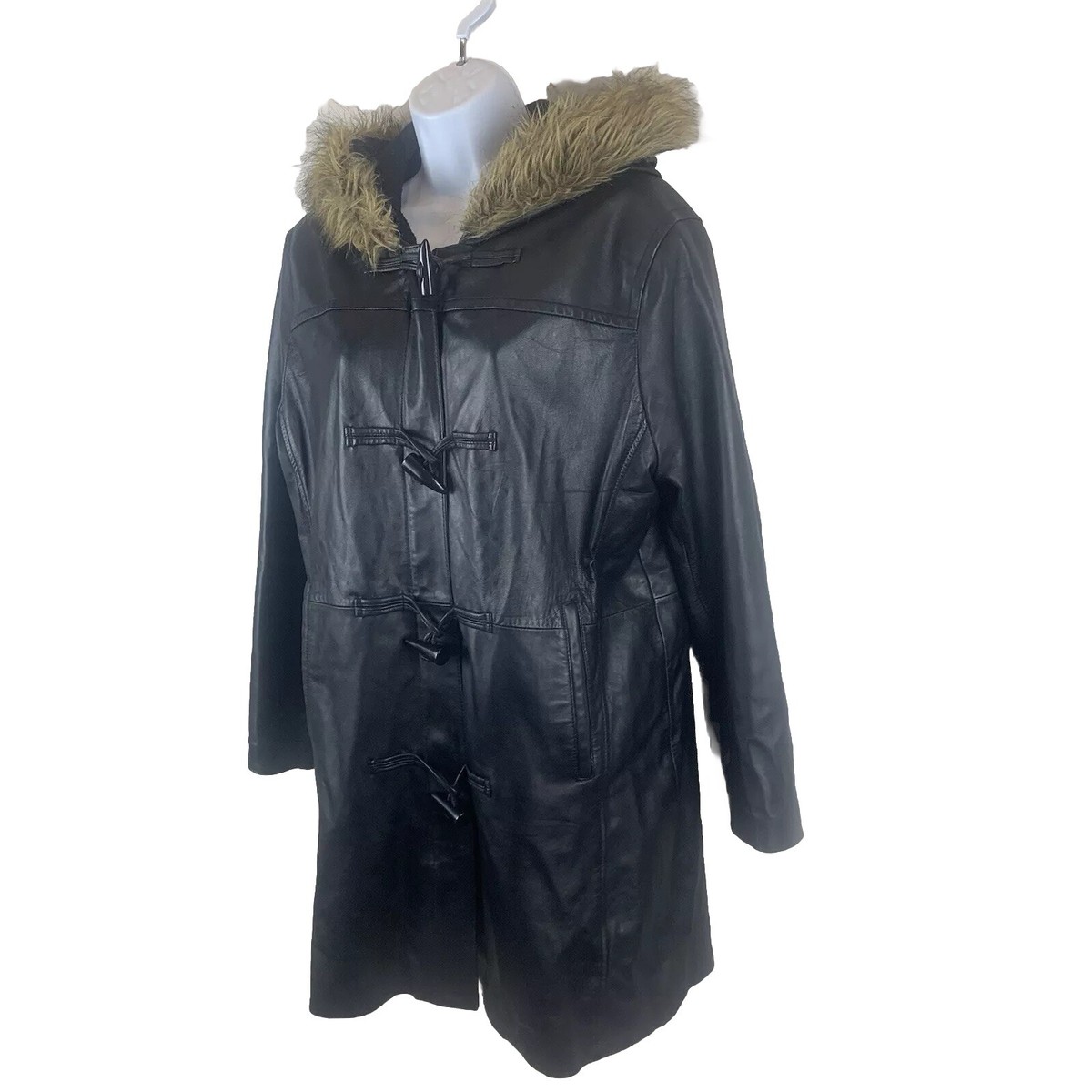 leather hoodie jacket fireman