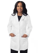 Sivvan Women’s Comfort Lab Uniform Coat 33” Length with Adjustable Belt