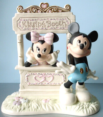 値下げ中 LENOX Mickey Mouse Club 50周年 陶器 Lenox Disney Kissing Booth Kisses For Mickey Mouse With