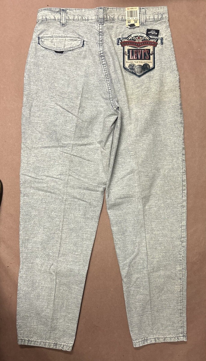 Vintage 1990's Levis 828 Silver Tab Pants, Deadstock NWT, Size