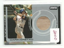 2000 Stadium Club Souvenirs Darin Erstad Angels Game Used Bat Card #SCS4