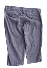 American Eagle Cropped Pants Bottoms Women's Junior Size 18 Cotton Blend Brown