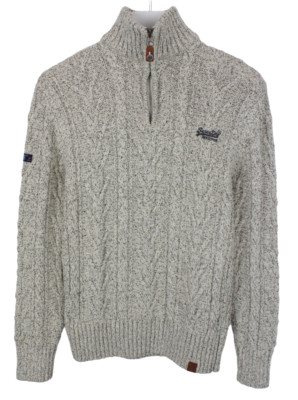 Superdry Super Knit Jumper Herren Zur Seite fahren SMALL