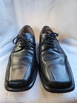 Men’s Kenneth Cole New York Vero Cuoio Black Dress Shoes Size