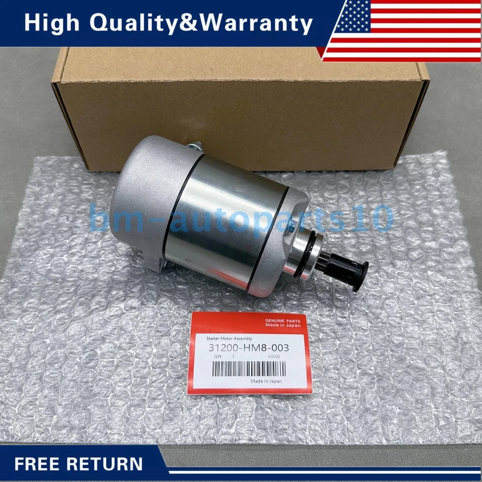 New! Starter Motor For Honda 31200-HM8-003 Sportrax Recon 250 TRX250X 2X4 US Foto 2 de 4
