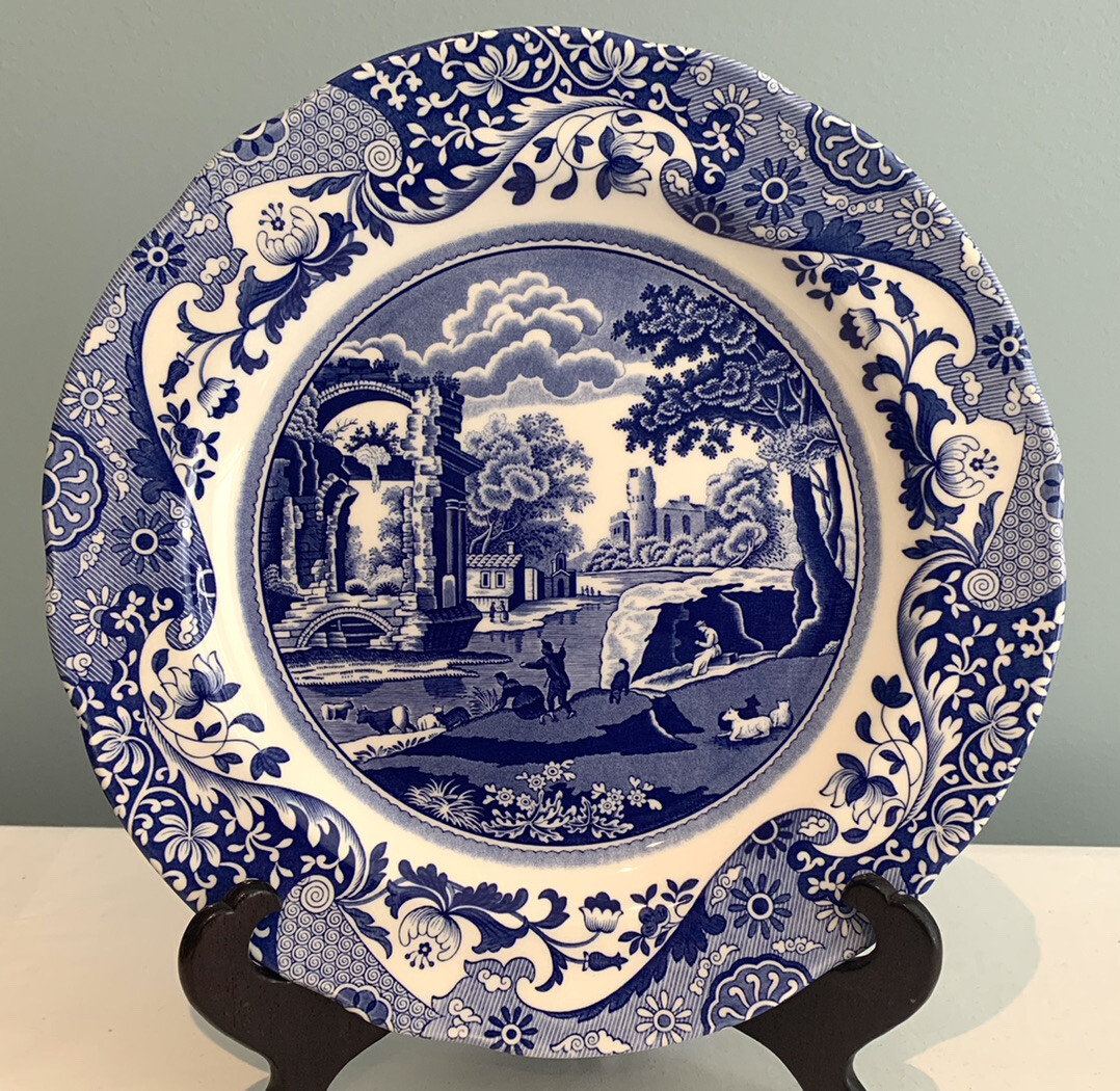 SPODE Blue Italian DINNER PLATE 10 1/2"