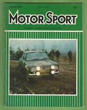 #ZZ.   MOTOR SPORT  MAGAZINE - JANUARY 1975