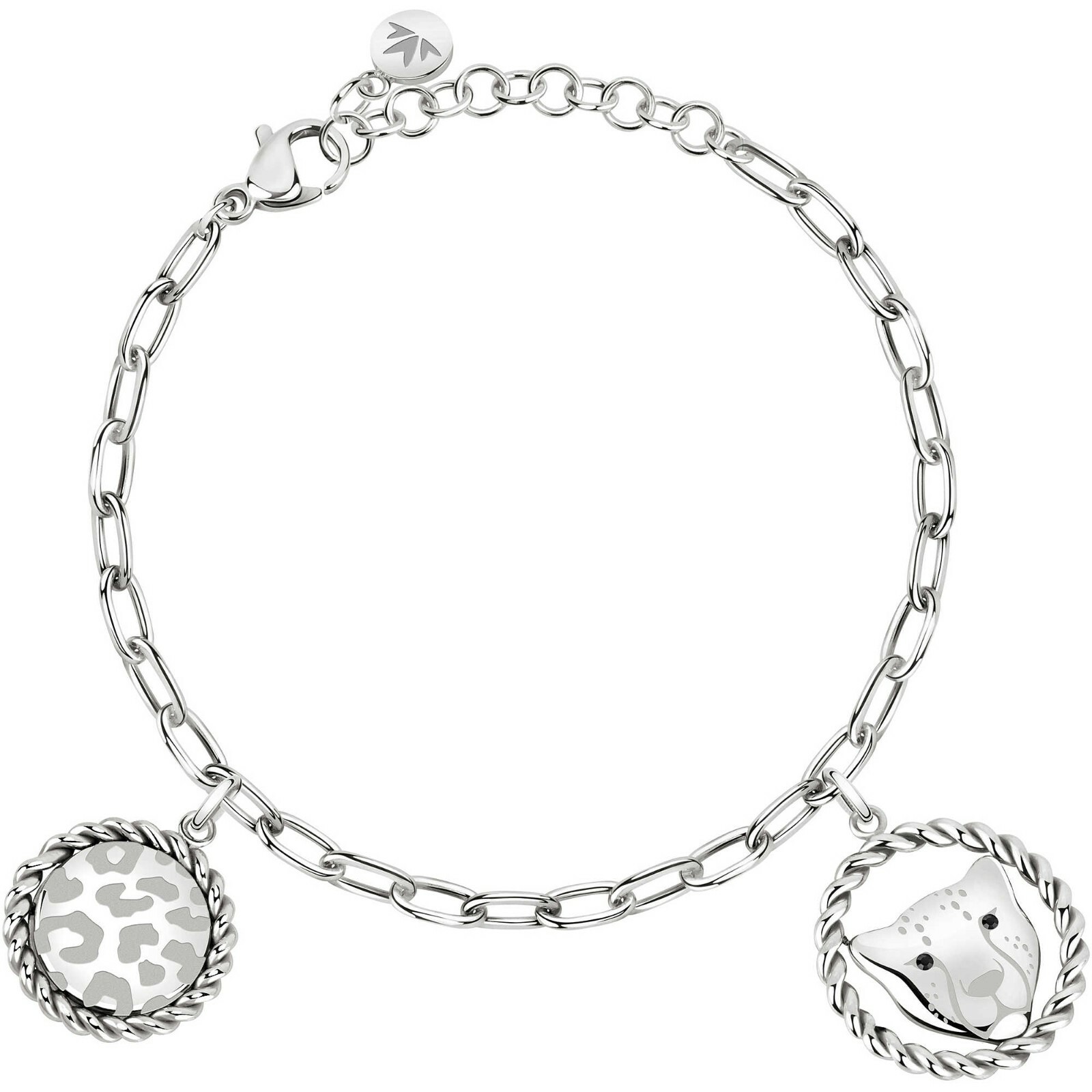 Bracciale Donna Morellato Madagascar SATF09 Acciaio Animalier Leopardo