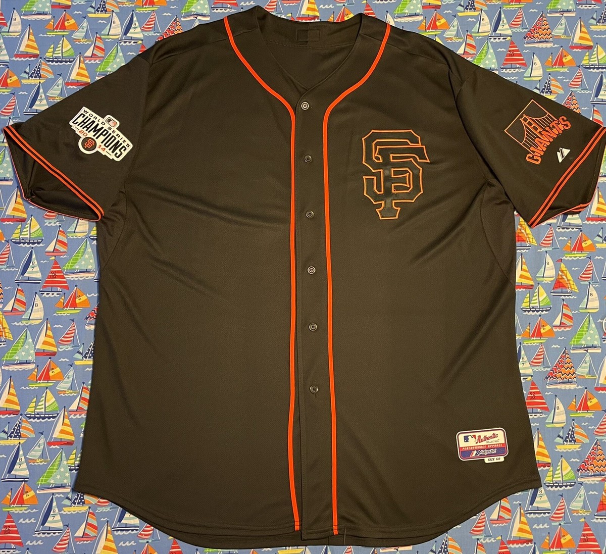 Authentic Majestic MLB San Francisco Giants Buster Posey Baseball