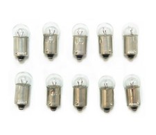10 Pack - 6v 3w Instrument Light Bulbs Ba9s Mini Base 6 Volt Honda
