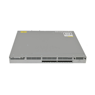 New Open Box Cisco WS-C3850-12S-E 12-Port SFP Ethernet IP Services Switch