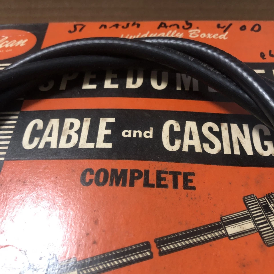 Conjunto de cable velocímetro Nash Ambassador 1951 en caja CC616 Foto 2 de 4