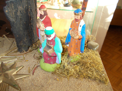 ANCIEN ÂNE FLOQUÉS Santons Crèche Devineau EUR 15,00 - PicClick FR