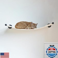 XIFOWE Cat Hammock Wall Mounted, 22.83 x 12.44 inch Wall Mounted Cat Shelves,