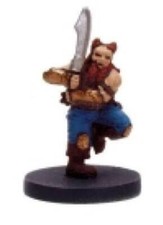 D D miniatures 1x x1 Dwarf Barbarian Dragoneye NM with Card