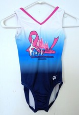 GK Elite Gymnastics Leotard Kupets "Pink Gymnastics" Invitational Size CM