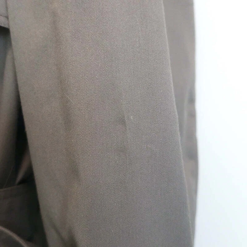 Gabardina Christian Dior Monsieur color topo oscuro mezcla de algodón talla 42R Foto 3 de 4
