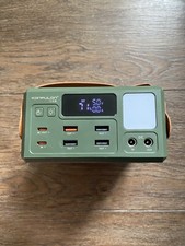 100000mah Large Green Portable Power Bank  Fishing Camping Fast Charge LED Light