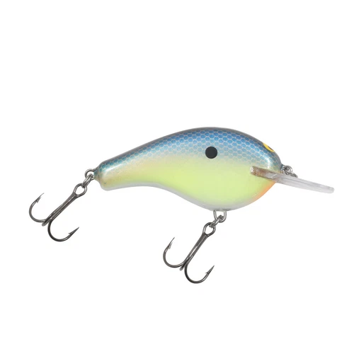 Bagley Flat Balsa B2 - Blue Chartreuse Shad - 3/4 oz - 2 1/2" Fishing Lure