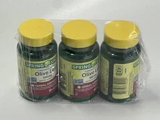 Pack of 3 - Spring Valley Olive Leaf 150 mg | 60 Vegetarian Capsules