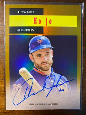 2024 Topps Archives Howard Johnson #58WA-HJ 1958 TV Western Auto Gold /50 Mets