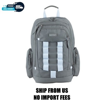 Eastsport Unisex Allegiance Expandable Recycled Backpack, Ash Grey
