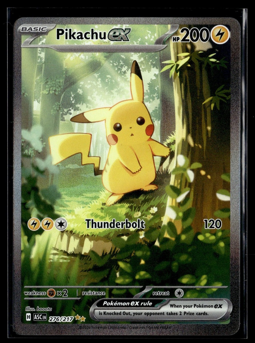その他 Pikachu ex 276/217 PIKACHU EX 276/217 POKEMON ASCENDED HEROES SPECIAL ILLUSTRATION