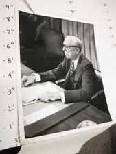 NBC TV studio show promo photo 1954 news ALFRED P SLOAN chairman General Motors