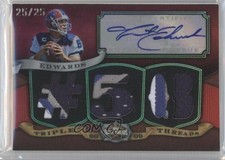2009 Topps Triple Threads Auto Relics 25/25 Trent Edwards #TTRA-26 Auto 0v1