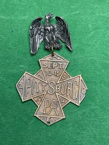 GAR PITTSBURG PA SEPT 10-15 28 1894 MEDAL