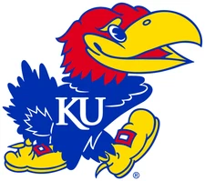 Kansas Jayhawks 4 Inch NCAA Vinyl Die-Cut Decal Sticker *Free Shipping