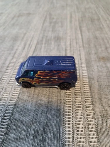 Mattel Hot Wheels Super Van Redline Cutoff Canyon Set 1974 Blue Vintage