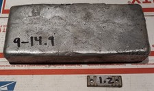 L10  10.06 Lb. Lot Recycled Lead, Ingots. 161 oz. , 2 pcs.