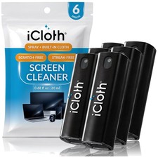 Screen Cleaner Spray Cloth Set for Devices, Streak-Free