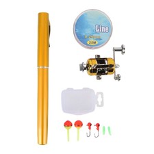 Pocket Size Fishing Rod Miniature Pen Fishing Rod Easy To Use For Outdoor