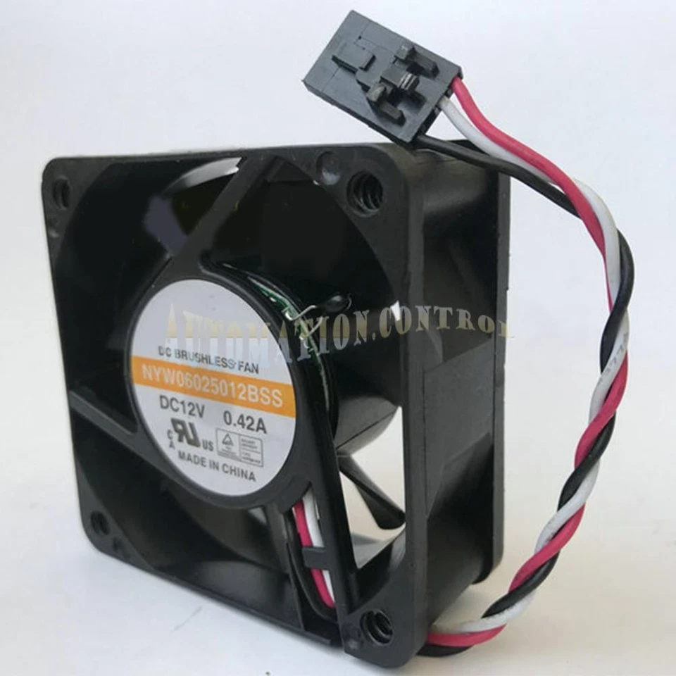 Für Y.S.TECH NYW06025012BSS DC12V 0,42A 6025 Lüfter 3pin 60*60*25mm