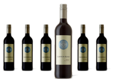 6 x Canyon Road Merlot halbtrocken Kalifornien   2023