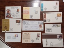 Malta Postal History Collection x10 Covers 1973-2004 Commemorative Special HS