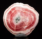 Polished Rhodochrosite Stalactite Slice Pink Geode Rare Argentina 50mm 69g C0219 — photo 1