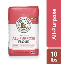 King Arthur All Purpose Unbleached Flour, Non-GMO, Kosher, 10 lbs
