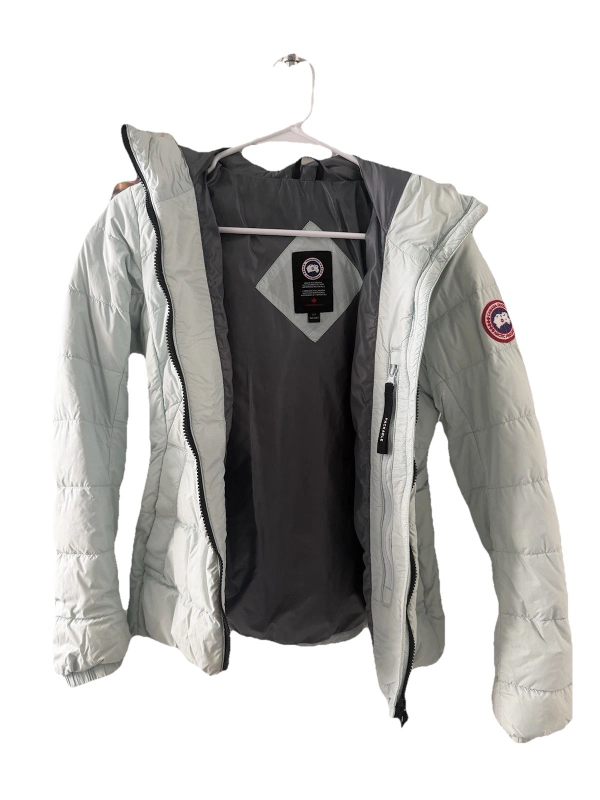 Canada Goose Women's HyBridge Lite Hoody Jacket -Grey - Size S/P - Authenticated thumbnail 2