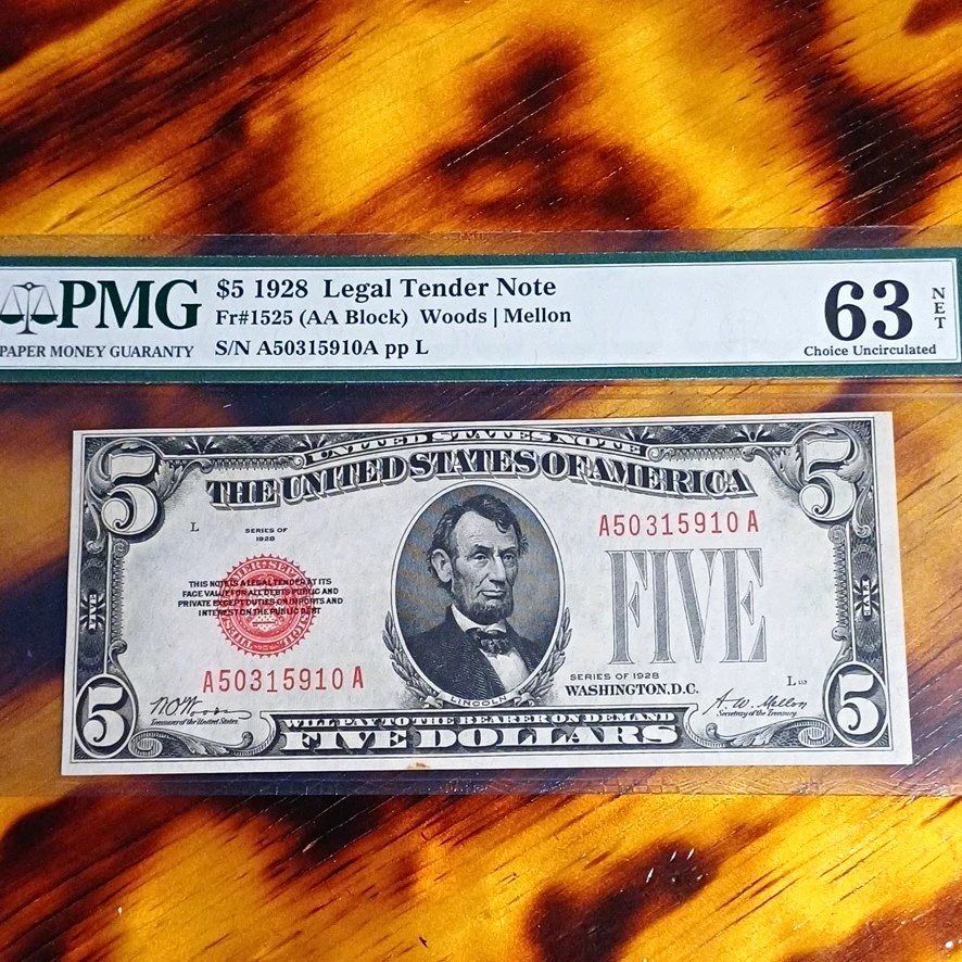 Uncirculated $5 US Paper Money for sale | eBay