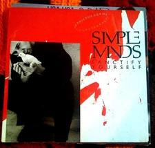 Simple Minds, Sanctify Yourself ~ 1986 A&M 7" picture sleeve only