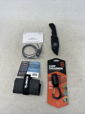 Camping Gear (Ace Field Knife, Camp Carabiner, Re-ties, V-seat - 122
