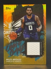 2025-26 Topps #OTGA-MB Miles Bridges Hornets Own the Game Relic /50