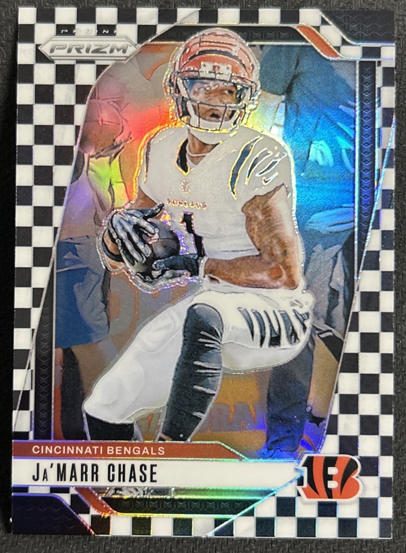 2024 Panini Prizm - Ja'Marr Chase #57 Black & White Checker Prizm
