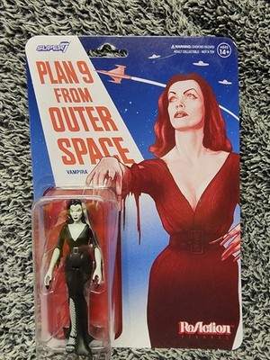 3.75 Inch Vampira Action Figure Super7 Plan 9 from Outer Space Collectible Toy