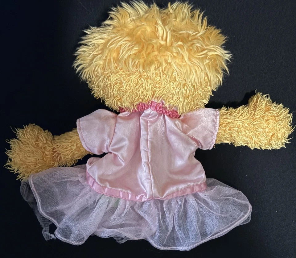 Vestido tutú de ballet rosa marioneta de mano Gund Sesame Street Zoe 2010 ¡Como nuevo! Foto 2 de 3